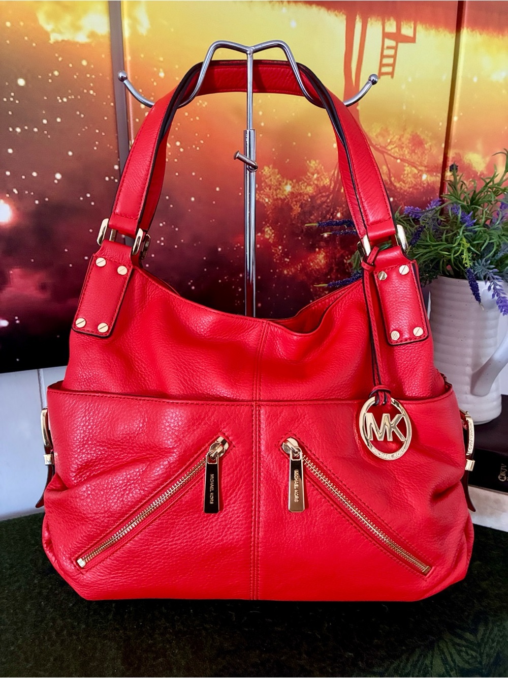Michael Kors Portland Leather Shoulder Bag